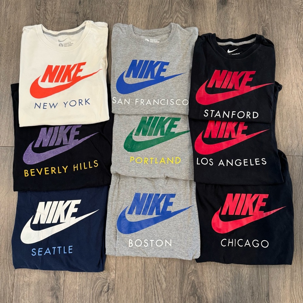Nike Men's City Collection T-Shirts - Multicolor